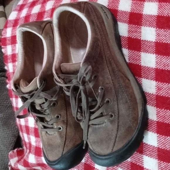 Keen Womens Brown Hiking Trailing Lace Up Suede Close-Toe Athletic Sneakers US 8 - Picture 2 of 6